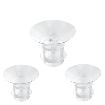 Silicone Flange Insert 19Mm 3Pcs Wearable Breast Pump Accessories,Compatible With S9/S10/S12/S4Dw,Electric Breast Pump Parts Rep