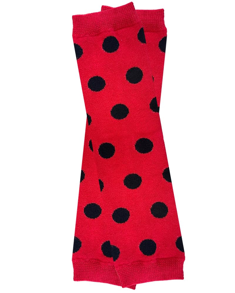 Judanzy Christmas And Halloween Baby And Toddler Leg Warmers For Girls And Boys (Newborn, Ladybug)