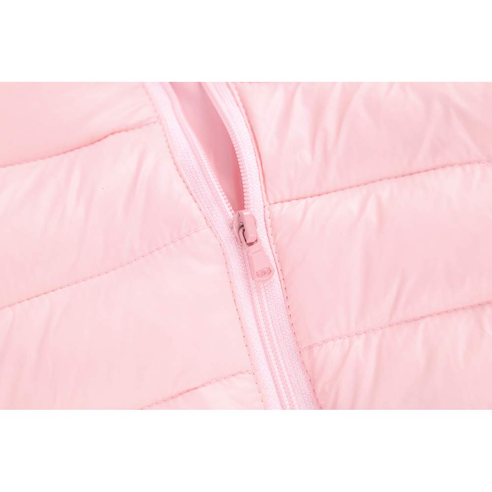 Winter Down Coats For Kids Baby Boys Girls Light Puffer Padded Jacket Bear Hoods Infant Outerwear Pink