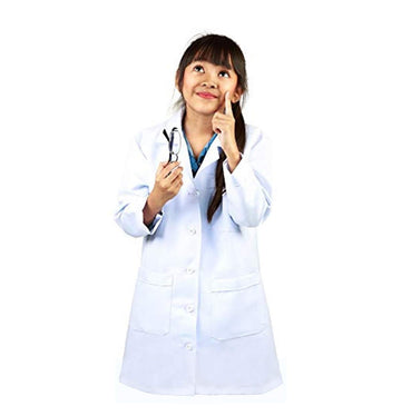 Natural Uniforms Childrens Unisex Labcoat Costume (2/3, White)