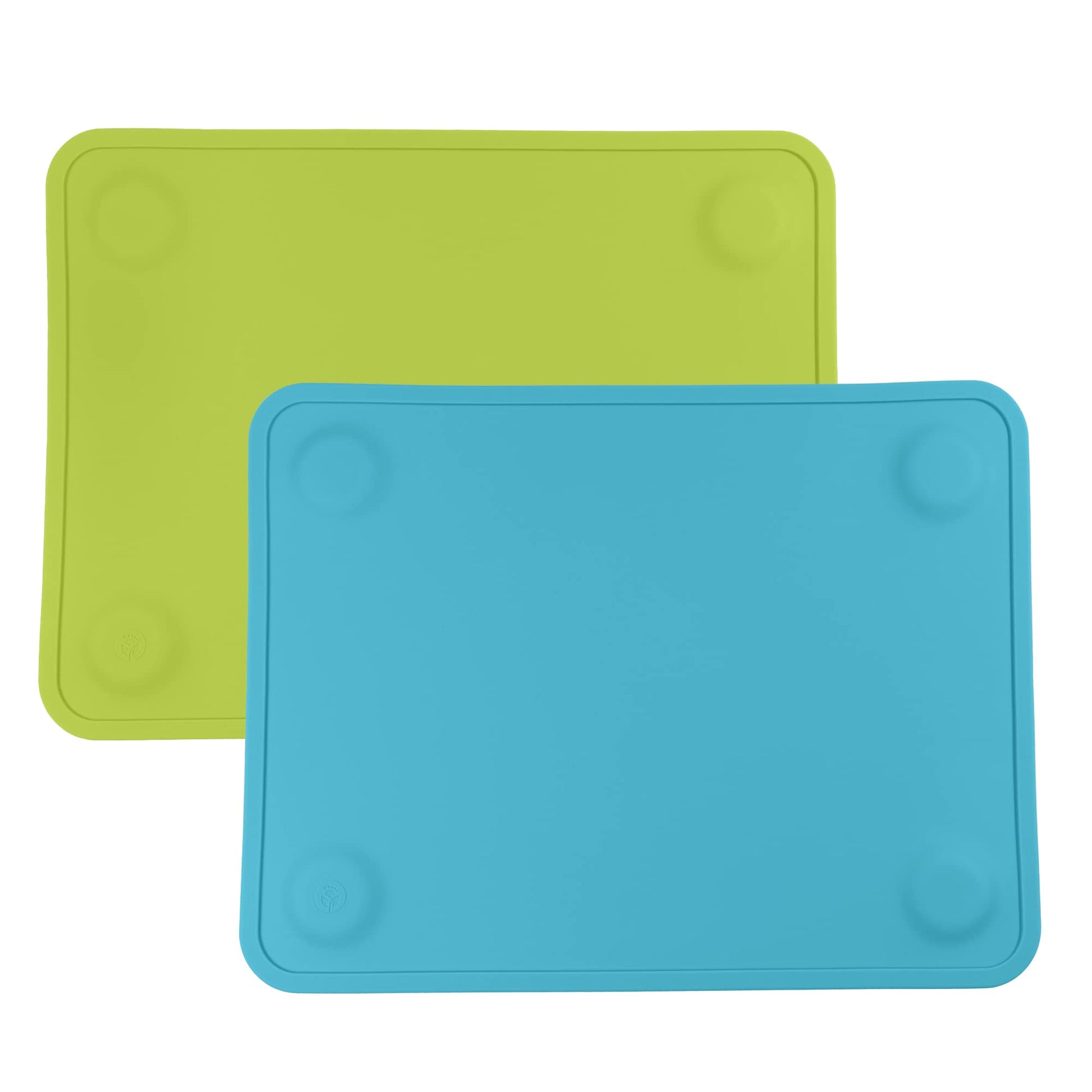 WeeSprout Silicone Suction Placemats for Babies, Toddlers & Kids, Durable Food Grade Silicone with NonSlip Suction, Dishwasher 