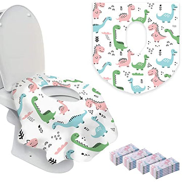 20 Extra Large Toilet Seat Covers Disposable For Kids & Adults-Toilet Covers Disposable For Travel-Toddler Toilet Seat Cover Lin