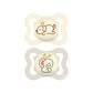 Mam Supreme Night Baby Pacifier, For Sensitive Skin, Patented Nipple, 2 Pack, 0-6 Months, Unisex,2 Count (Pack Of 1)