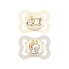 Mam Supreme Night Baby Pacifier, For Sensitive Skin, Patented Nipple, 2 Pack, 0-6 Months, Unisex,2 Count (Pack Of 1)