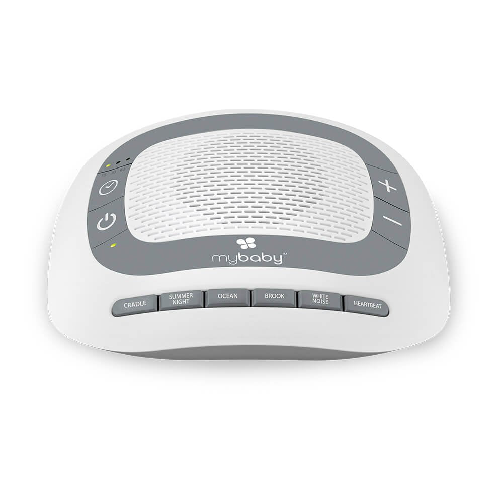 MyBaby SoundSpa White Noise Machine for Babies | 6 Soothing Lullabies for Newborns, Sound Therapy for Travel, Relaxing, Kids, Ne