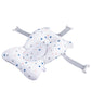 Baby Bath Cushion Pad Newborn Bathtub Mat Infant Bath Supporter Net Baby Bathtub Pillow Non-Slip Floating Bathing Tub Seat (Whit