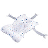Baby Bath Cushion Pad Newborn Bathtub Mat Infant Bath Supporter Net Baby Bathtub Pillow Non-Slip Floating Bathing Tub Seat (Whit