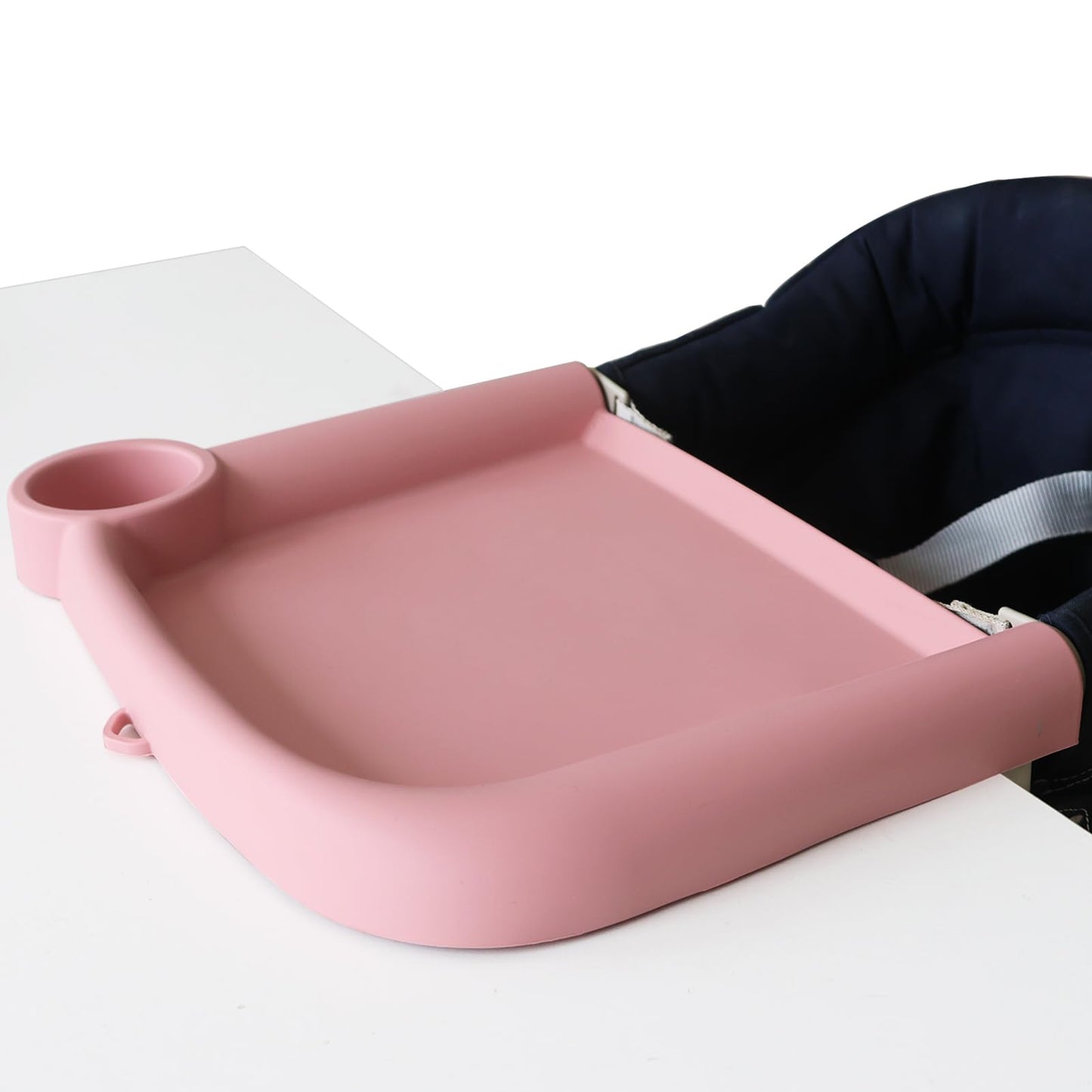 Baby Dining Tray Compatible with Inglesina Fast Table Chair Silicone Baby Dining Tray for Clip-On Fast Table Chair Dishwasher Sa