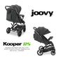 Joovy Kooper Rs Lightweight Travel Stroller For Infants And Toddlers With One-Hand Fold, Magnetic Buckle, Multi-Position Recline