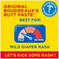 Boudreauxs Butt Paste Diaper Rash Ointment, Vjbqdk, Original - Contains 16% Zinc Oxide - Pediatrician Recommended - Paraben And