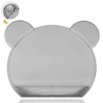 Food Catching Baby Placemat With Suction - Non-Slip Placemats For Kids With Strong Suction Silicone Placemats Suction Babies Tod