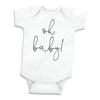 Bump And Beyond Designs Baby-Boys Surprise Pregnancy Announcement For Grandma And Grandpa Leotard White, 0-3 Months