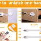 Vmaisi Baby Proofing Cabinet Locks - Childproofing Adjustable Multi Use Straps Latches for Drawers, Fridge, Dishwasher, Toilet S