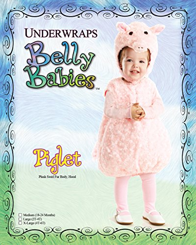 Underwraps Piglet Toddler Costume, Medium