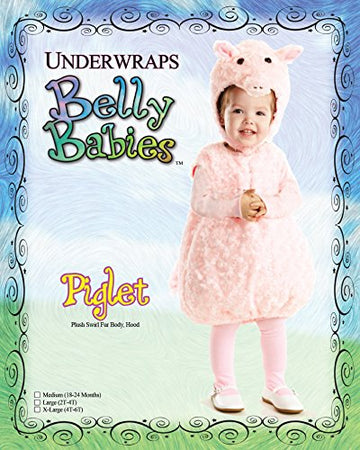 Underwraps Piglet Toddler Costume, Medium