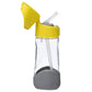B.Box 15Oz Tritan Straw Bottle | Modern Water Bottle With Flip Straw For Toddlers & Kids | Spill Proof, Bpa Free (Lemon Sherbet,