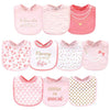Little Treasure Unisex Baby Cotton Bibs, Brunch, One Size