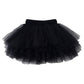 Colorful Childhood Baby Girls Tutu Skirt Toddler 6 Layered Tulle Tutus 1-8T Black Size 5-6T