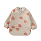 Gzmm Waterproof Baby Bibs,Infant Toddler Long Sleeve Feeding Bib With Food Catcher,Easy Clean & Washable(Pumpkin)