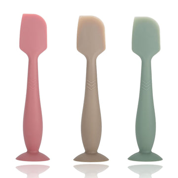 Baby Diaper Cream Spatula, Seeway 3 pack Baby Butt Paste Spatula, Diaper Cream Applicator, Silicone Butt Spatula for Newborn Bab