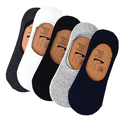 Atipriya Men & WomenS NoShow Cotton Socks (Pack Of 5)