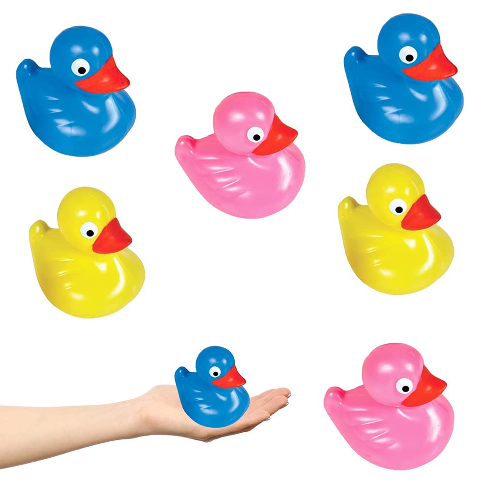 3 Floating Weighted Duck Set of 12 Assorted Colors