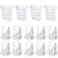 12Pcs Duckbill Valves Silicone Diaphragm Compatible With Eufy S1 Pro S1 E10, Lansinoh Discreet Duo, Ncvi Nicegreen Nuliie Zooawa