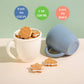 Vemolea 2 Pack Silicone Training Cups For Baby And Kids, Toddler Learning Cups With Handles, Bpa Free, Microwave And Dishwasher