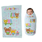 COTSON ;lasting wear in every pair Newborn Baby Bath Towel Cartoon Print & Washcloth Set Cozy, Lightweight & Quick Dry (33 x 19 