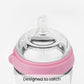 Comotomo Baby Bottle Single Pack, Pink, 8Oz