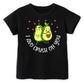 Kids Toddler Baby Girls Boys Valentine'S Day T-Shirt I Avo Crush On You Love Heart Short Sleeve Top(Black Avocado,4 Years)