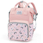 Maryas Small Diaper Bag - Pink Diaper Backpack For Moms & Girls - Waterproof Baby Bag With Insulated Pockets & Stroller Straps