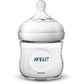 Philips Avent Natural Baby Bottle, Scf010/37, Clear, 4 Ounce (Pack Of 3)