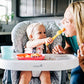 Safety 1st High Chairs for Babies and Toddlers, 3-In-1 Grow and Go with Tray and Adjustable Seat, Monolith