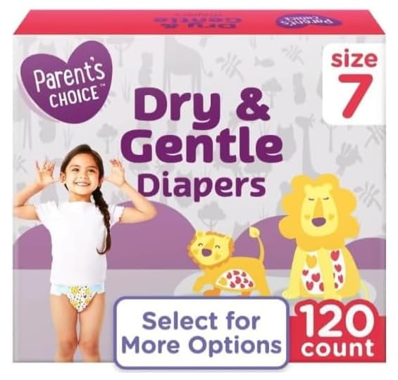 ?a????? Choice Dry & Gentle Diapers Size 7, 120 Count (Select for More Options)