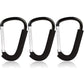 BeiLan Stroller Hooks: 6.3 D Shape Large Buggy Carabiner Hook - Pram Pushchair Stroller Clip - Shopping Accessories Bag Holder H