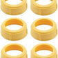 Medela Collar Rings for Medela Baby Bottles 5oz & 8oz | 1 Count (Pack of 6) BPA Free | Compatible with Plastic & Glass Bottles |