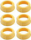 Medela Collar Rings for Medela Baby Bottles 5oz & 8oz | 1 Count (Pack of 6) BPA Free | Compatible with Plastic & Glass Bottles |