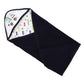 The Mom Store Baby Hooded Towel Blanket for New Born 03 Months | Safe, Soft, and Comfortable | Trendy Hooded Towel for Baby Boy