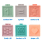 Litand Soft Stacking Blocks for Baby - Sensory Montessori Toys Toddler Activities - Gifts for Boy Girl 6 9 12 18 Months 1 2 3 Ye