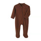 Baby Boys Sleep And Play Coffee 6 Months Baby Cotton Sleeper Zip Front Footed Pajamas Coffee 3-6 Months