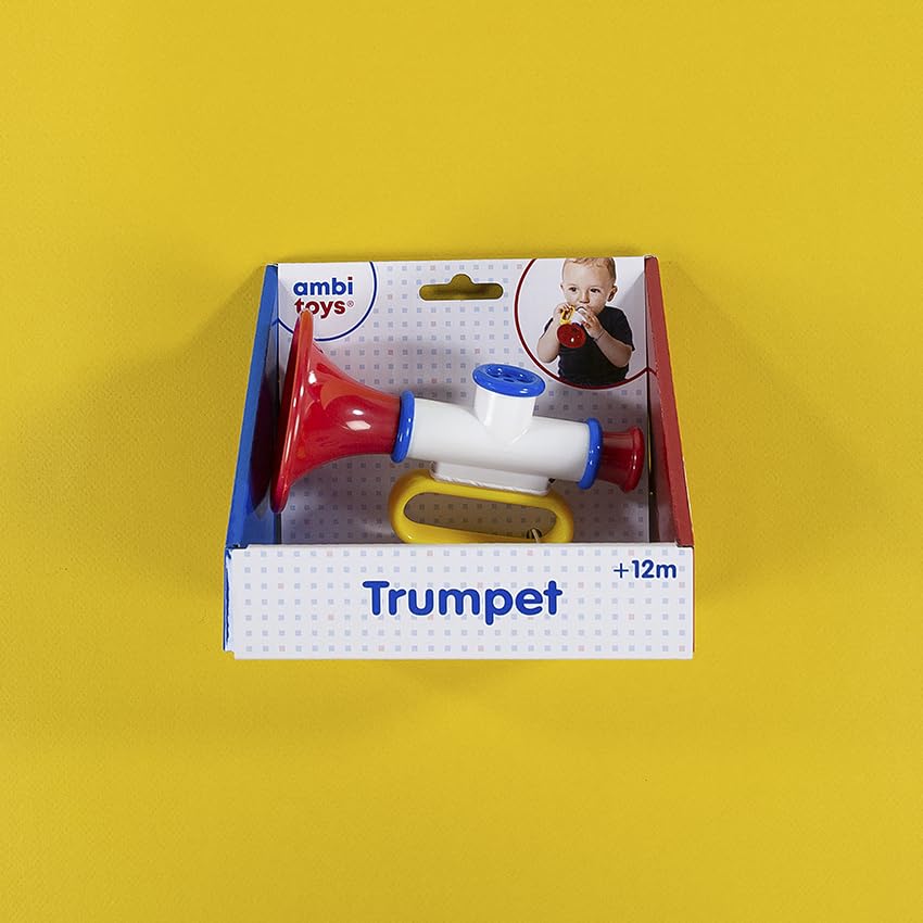 Galt Ambi Toys, Trumpet, Musical Baby Toys, Ages 12 Months+
