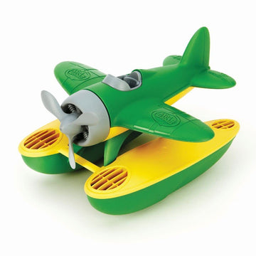 Green Toys Seaplane in Green Color - BPA Free, Phthalate Free Floatplane for Improving Pincers Grip. Toys and Games ,9 x 9.5 x 6