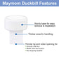 Maymom Pump Parts Work With Spectra S2 Spectra S1, 24Mm Flange Valve Tube Bottle Backflow Protector, Not Original Spectra S2 Acc