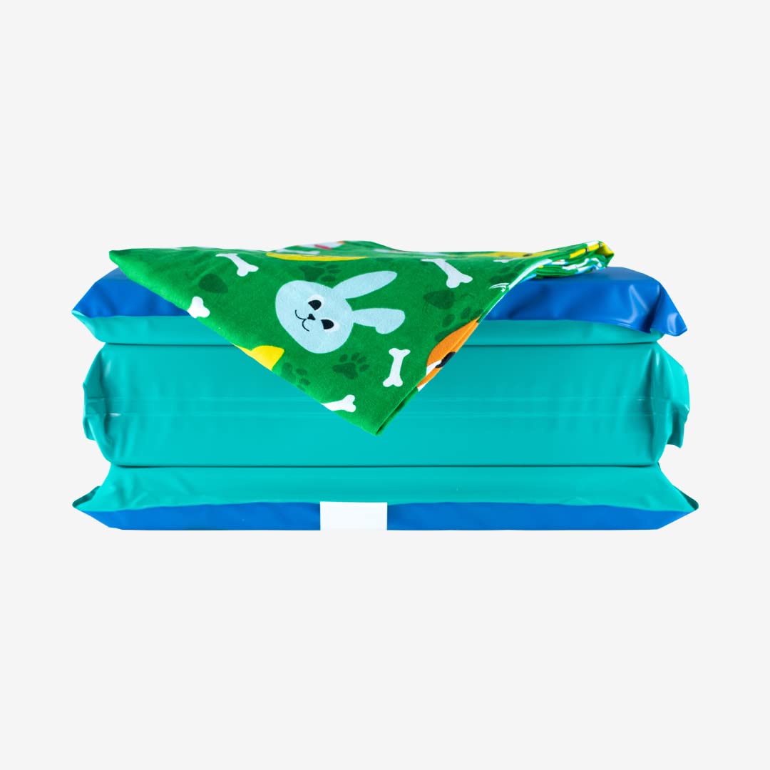 Kindermat 2' Jr. Daydreamer And Full Nap Mat Washable Cover - New Pet Pals Designs- Regular, 47' X 22', Great For Daycare & F