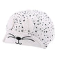 Bold N Elegant Cute White Black Printed 3D Ear Patch Kids Children Boys Girls Sun Cap Cotton Kids Summer Cap With Embroidered Vi