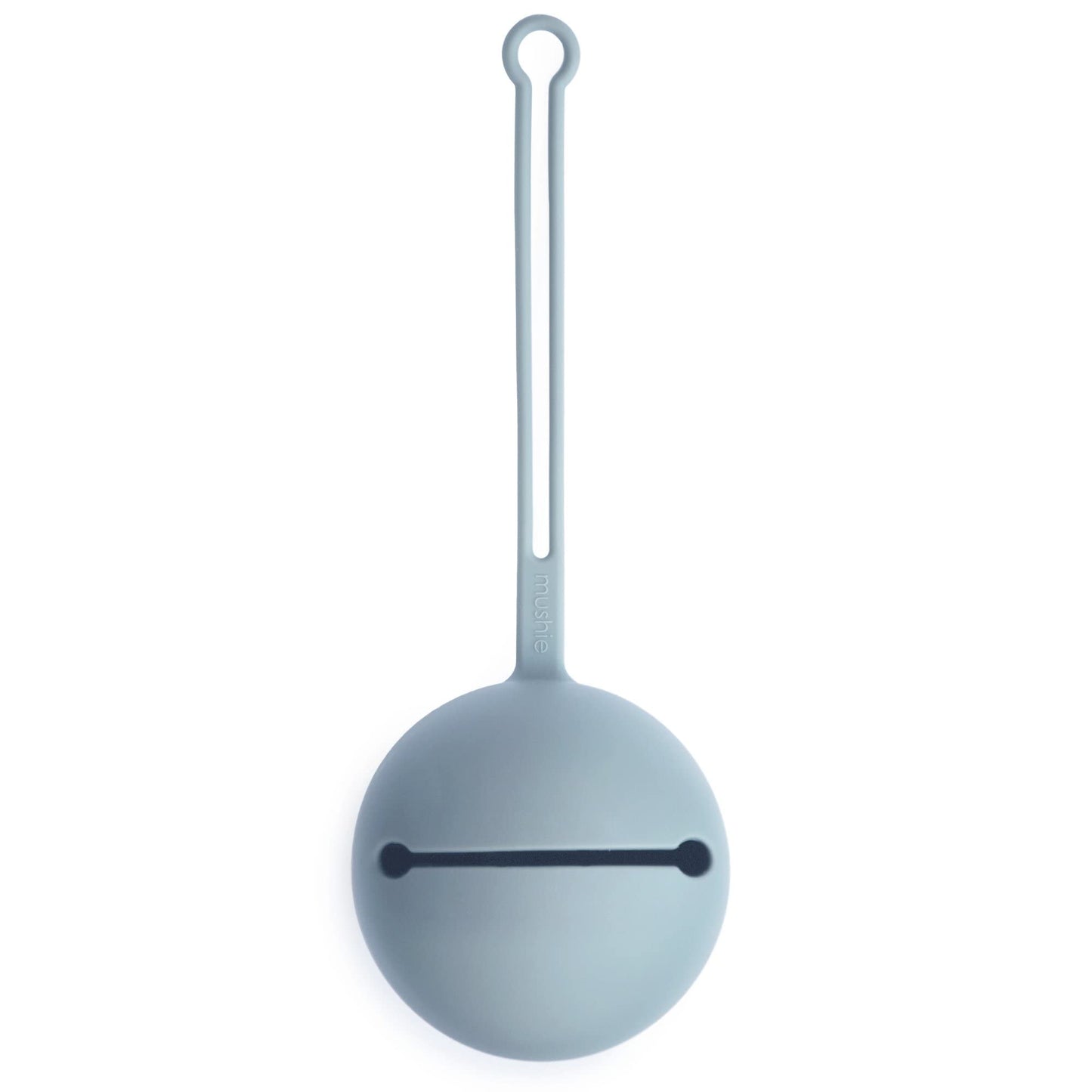 mushie Silicone Pacifier Holder Case (Powder Blue)