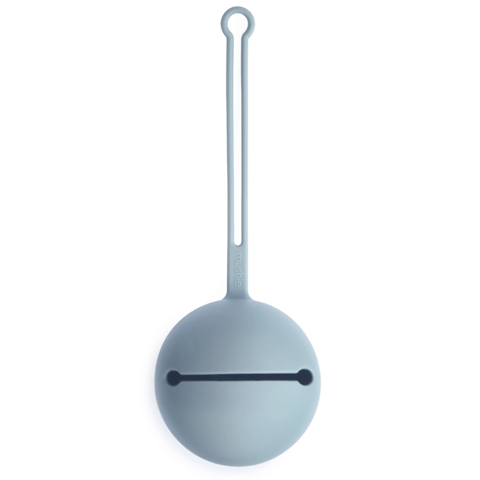 mushie Silicone Pacifier Holder Case (Powder Blue)