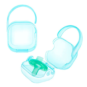 Laneyli Pacifier Case Pacifier Holder Case Pacifier Clip Binky Holder Case Pacifier Box Pacifier Accessories 2 Pack Blue Hook De