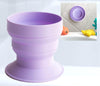 Tubbycup Baby Bath Rinse Cup, Collapsible & Convenient Space Saving Bath Cup With Suction Base, Sticks To Tub Or Tile. Soft, Fle